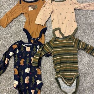 Assorted Long-sleeve Bodysuit Set